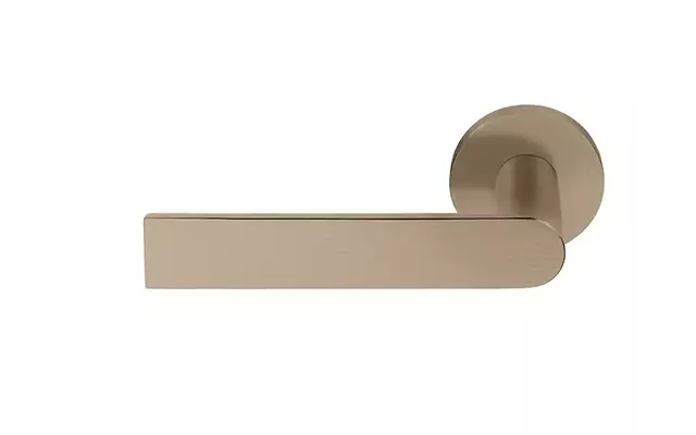 Gatdeel Links PVD licht brons Arc Piet Boon op verende rozet PBA101-G